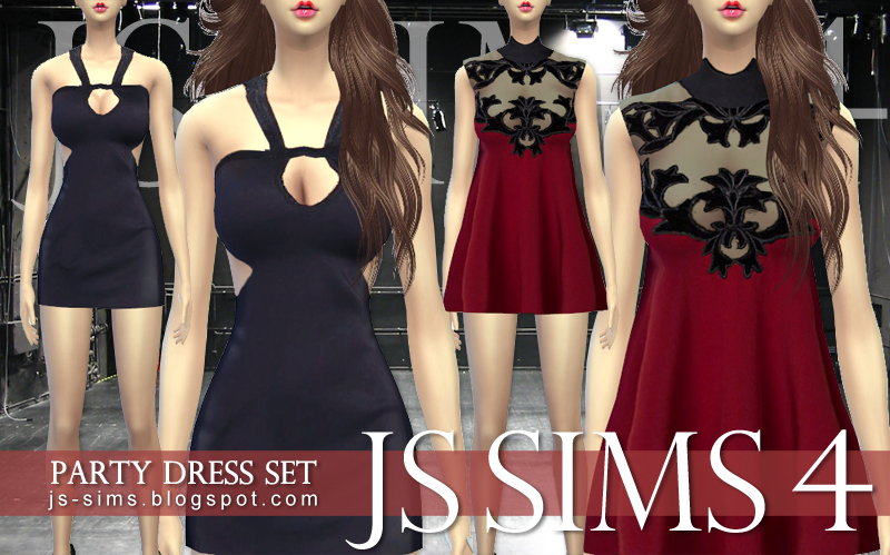 [JS SIMS 4] Party Dress Set