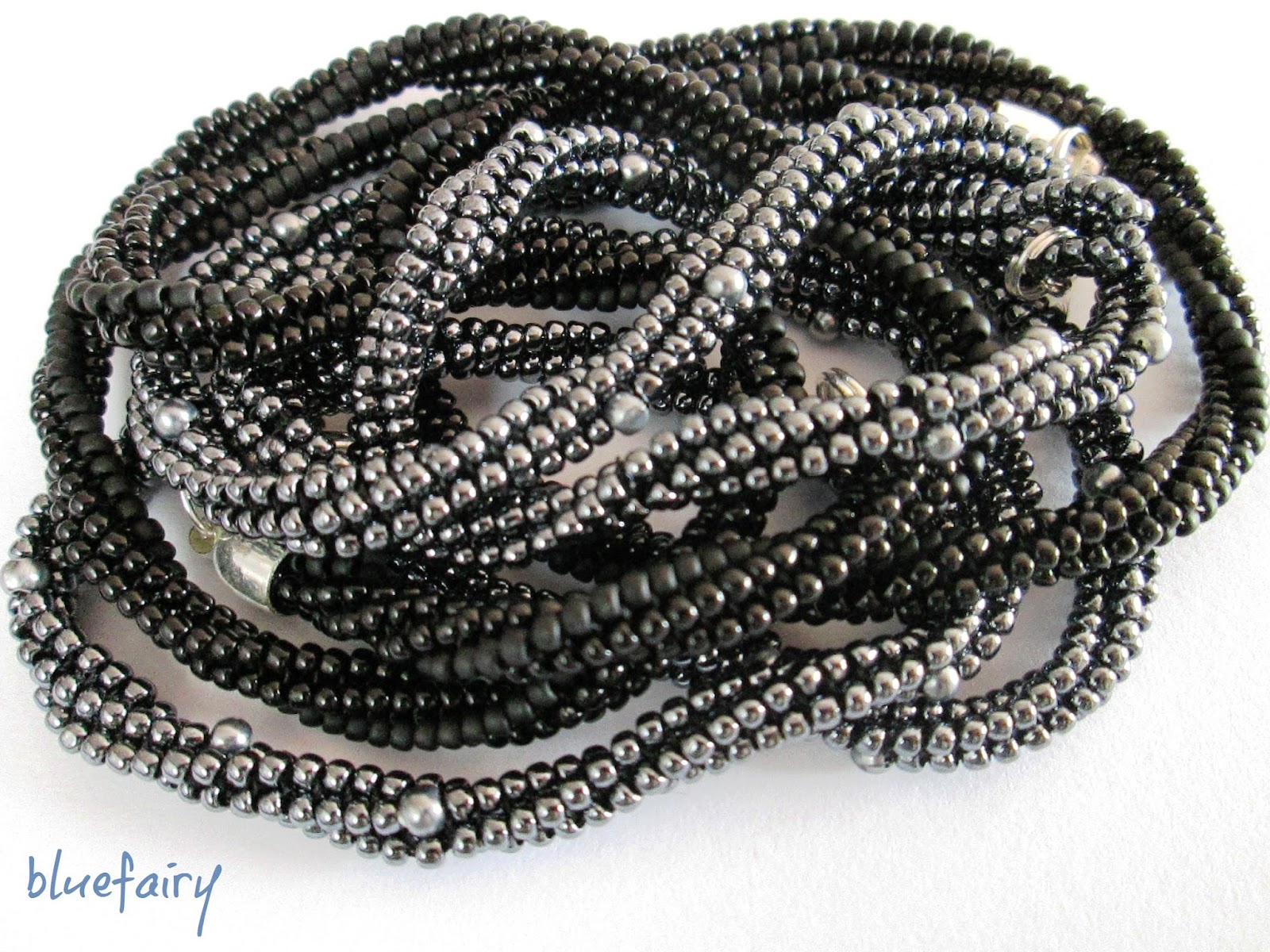 bluefairy art Twisted Tubular Herringbone Rope, Tutorial