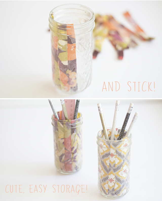 The Sorority Secrets DIY Fabric Covered Mason Jars!
