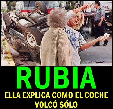 mujeres rubia coche