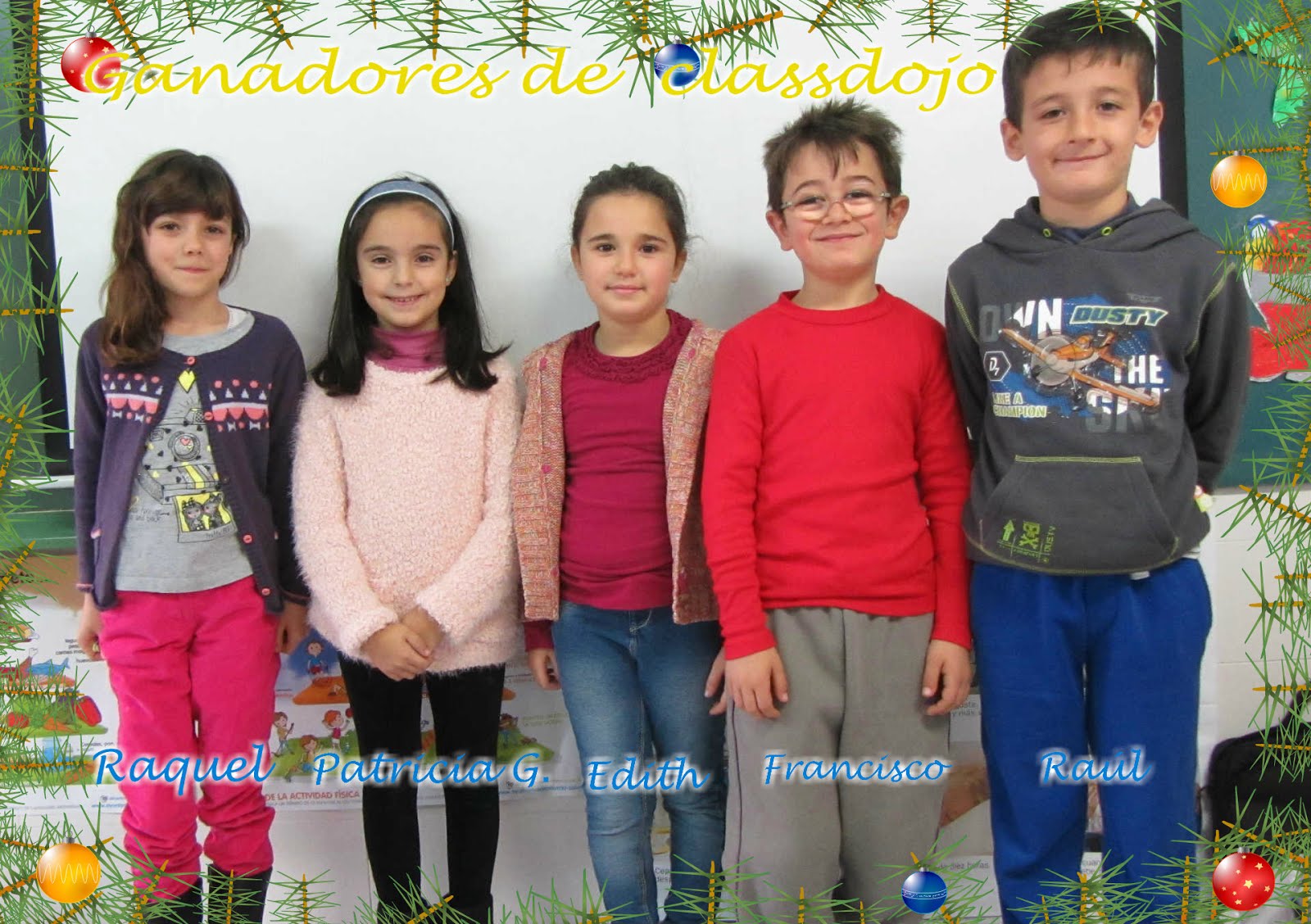 Ganadores en el Classdojo