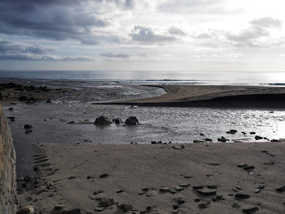 Pentewan Beach, Cornwall in Autumn