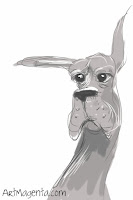 Dogs have long ears, by ArtMagenta