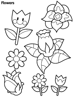 Spring Coloring Pages on Ena Colouring Pages