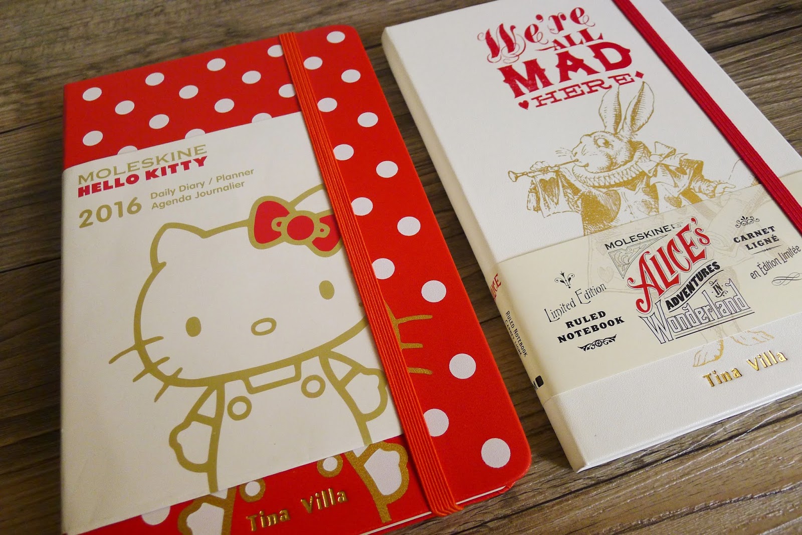 Moleskine Limited Edition Planners and Notebooks 2016 Tina Villa