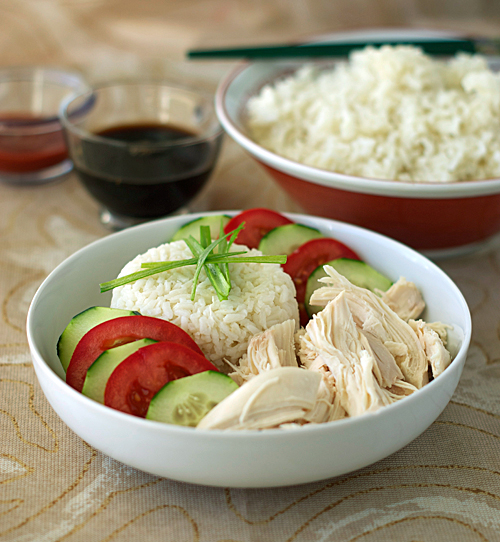 Hainanese Chicken with Rice Heat Oven to 350