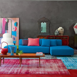 Hermosos diseños de salas decoradas con turquesa | Ideas para decorar