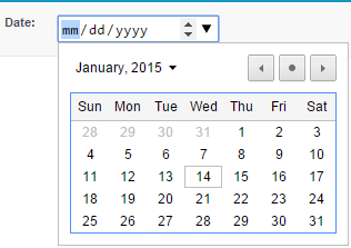 definition of datepicker