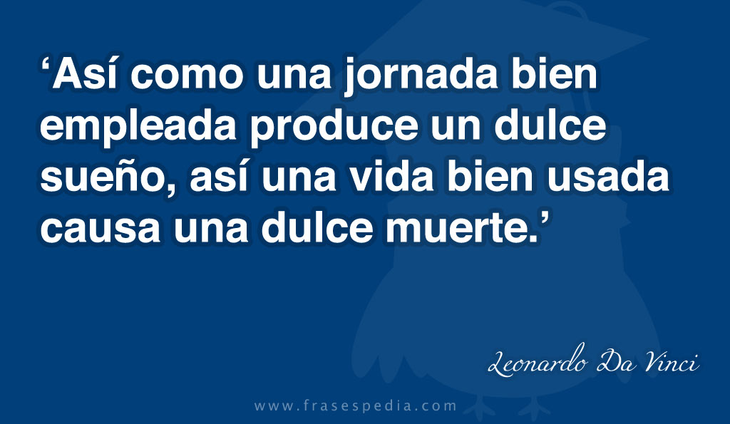 Frase célebre de Leonardo da Vinci