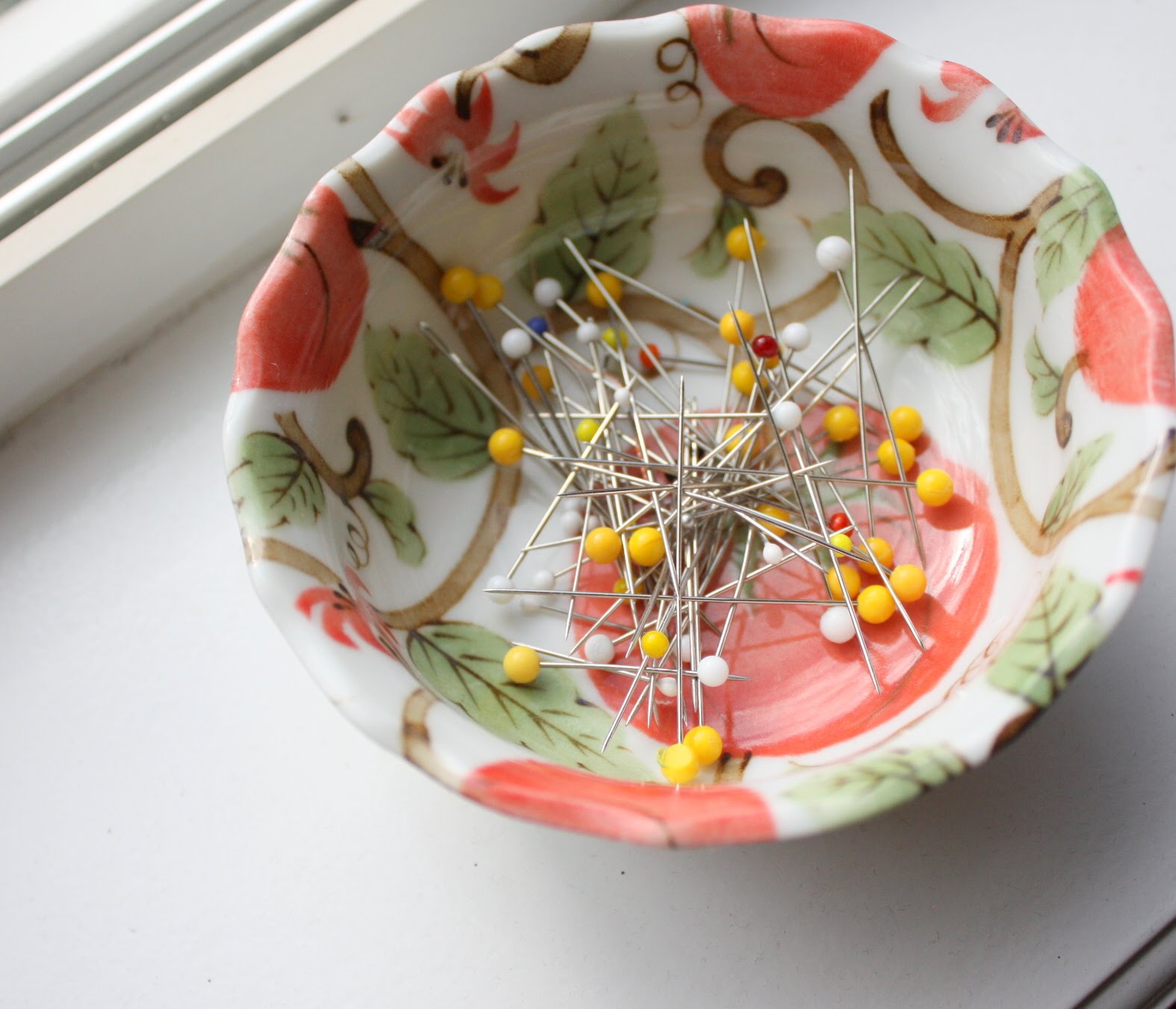 Grosgrain Sewing Room Tips Pin Bowl