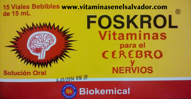 Vitaminas En El Salvador: FOSKROL VITAMINAS PARA EL Vitaminas En El Salvador: FOSKROL VITAMINAS PARA EL
