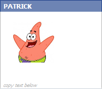 Patrick - New Facebook Emoticon