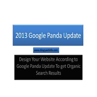 2013 Google Panda Update For Blogger and SEO