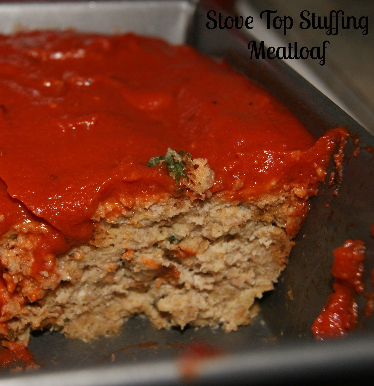 Stove Top Stuffing Meatloaf.