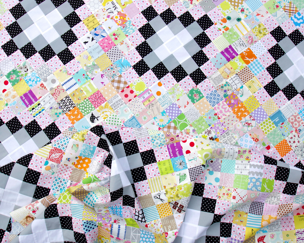 Red Pepper Quilts Irish Chain Scrap Buster Quilt Part 2