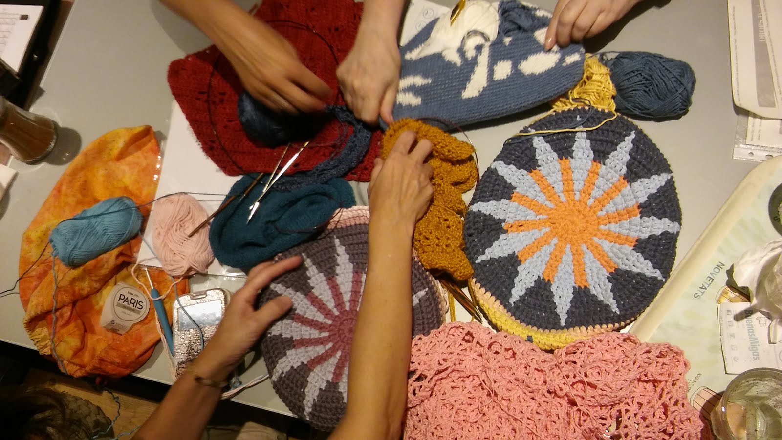 Knitting, Crocheting and Sewing in Barcelona,...