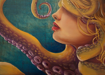 "Return to the Depths" 2011 Oil Painting by Janae Corrado