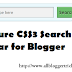 Pure CSS3 Search Box Widget for Blogger with Customisations