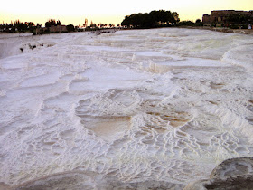 Salt Minerals White Cotton Castle Pamukkale Turkey
