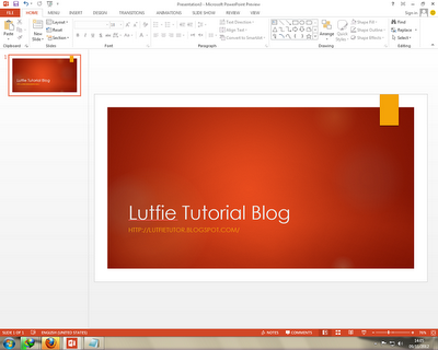 MS Office Power Point 2013