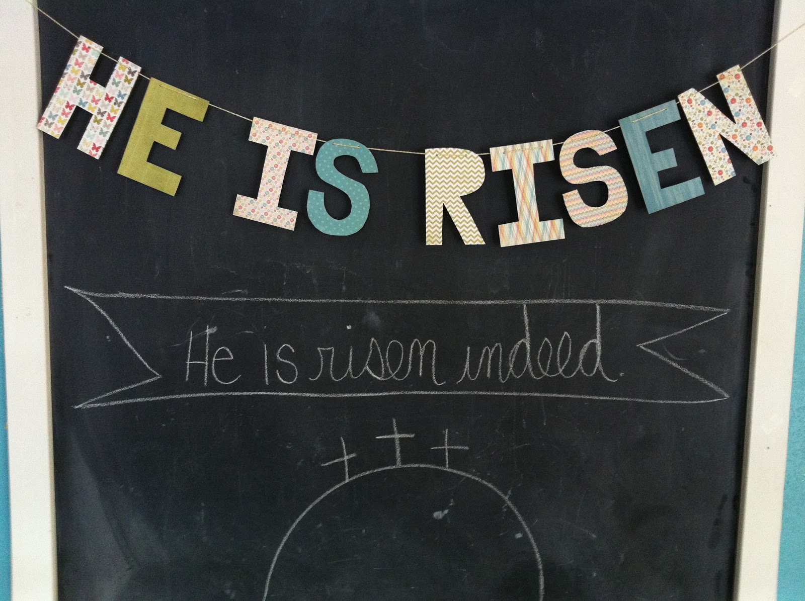 Letter garland tutorial. Joy's Hope