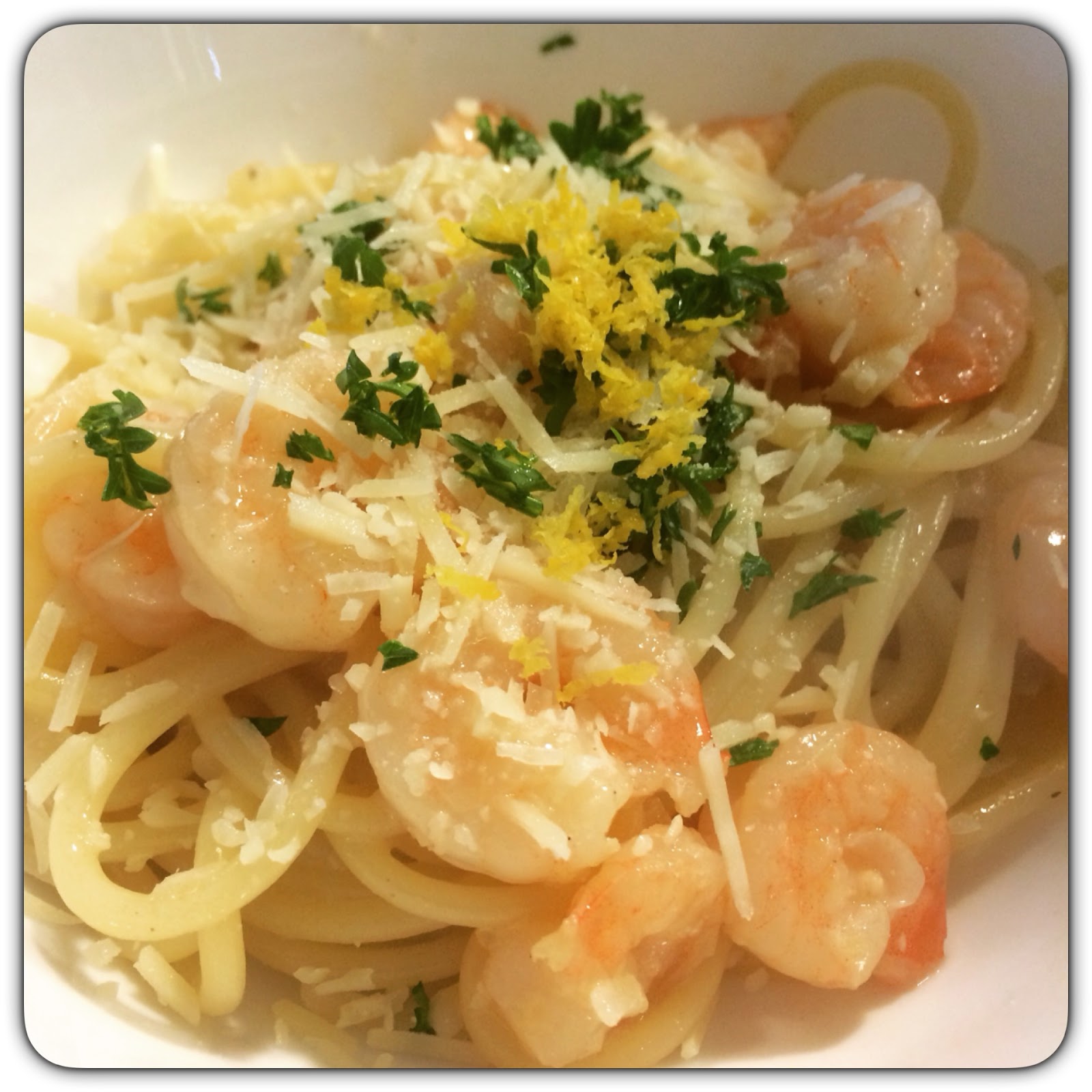 Do It Like Doli Recipe Shrimp Linguine w/ Lemon Garlic Butter & White