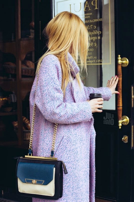 Pastel coat, spring street style, Irina Pavlova blog, пастельный тренд