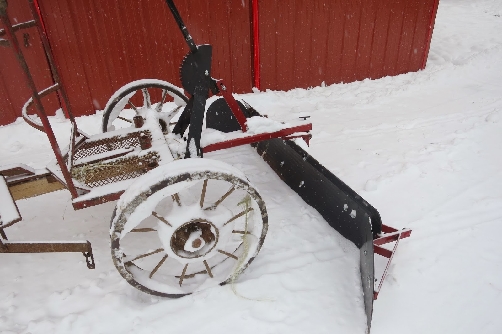 Tom The Backroads Traveller Amish Snowplows.