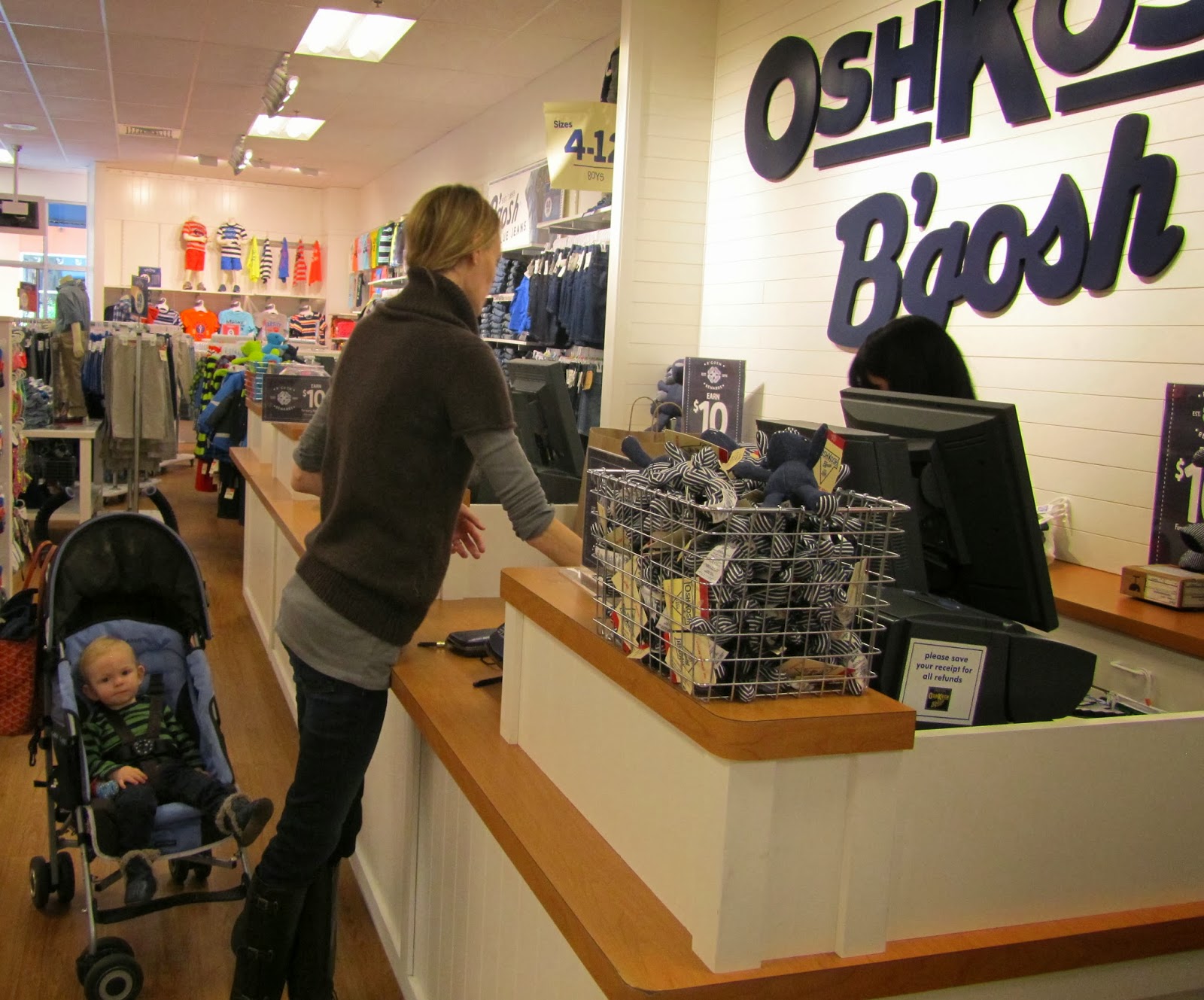 Misadventures in Motherhood Shop Till You Drop at OshKosh B'gosh
