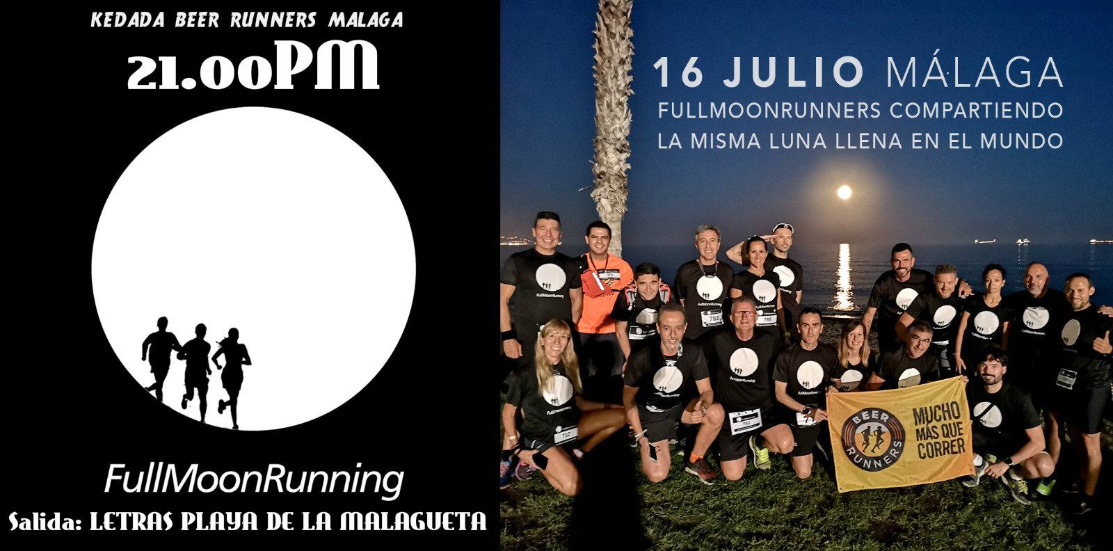 KEDADA BEER RUNNERS MALAGA FULLMOONRUNNING