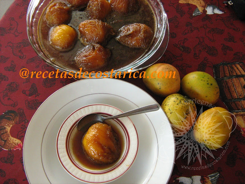 Cocina Costarricense mangos en miel