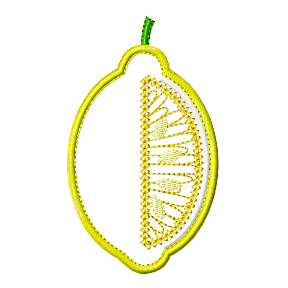 Big dreams embroidery botanical lemon machine embroidery applique Big dreams embroidery botanical lemon machine embroidery applique