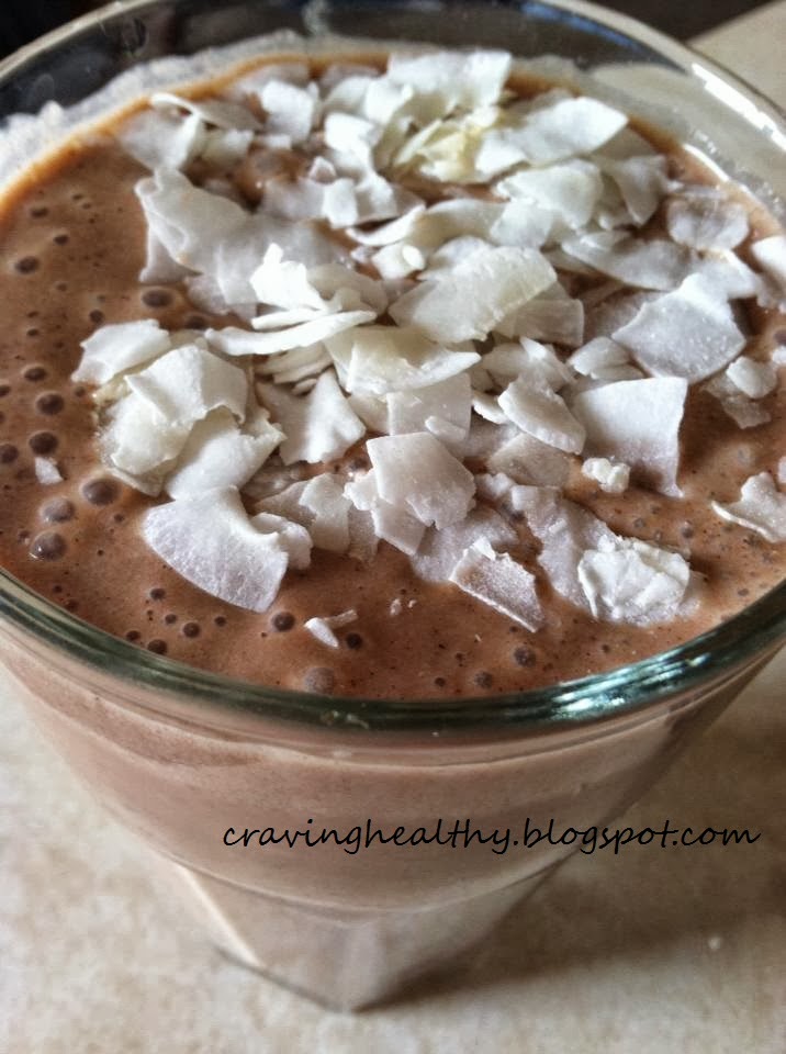 Craving Healthy Almond Joy Smoothie