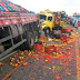 BAHIA / JUAZEIRO: Engavetamento envolvendo 5 caminhões mata dois