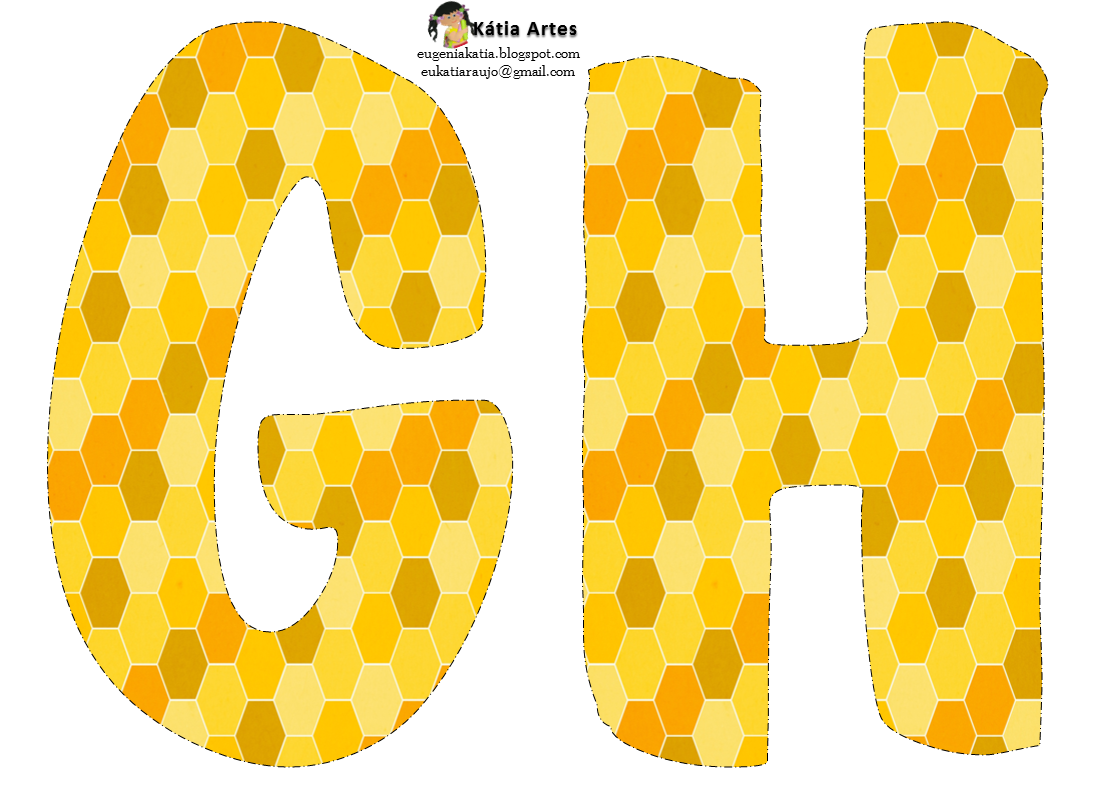 ® Colección de Gifs ®: LETRAS AMARILLAS GRANDES