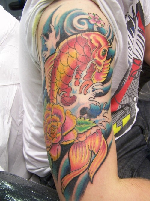 Koi Tattoos for men