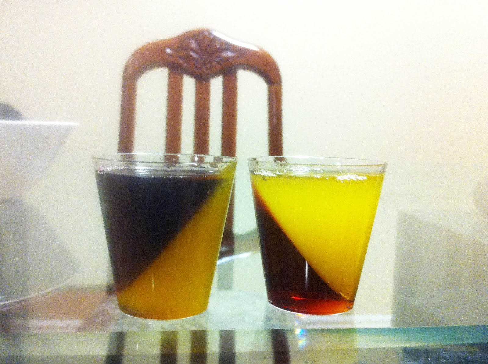 Illie Mako's Cooking Adventures Two Colour Jello Shots