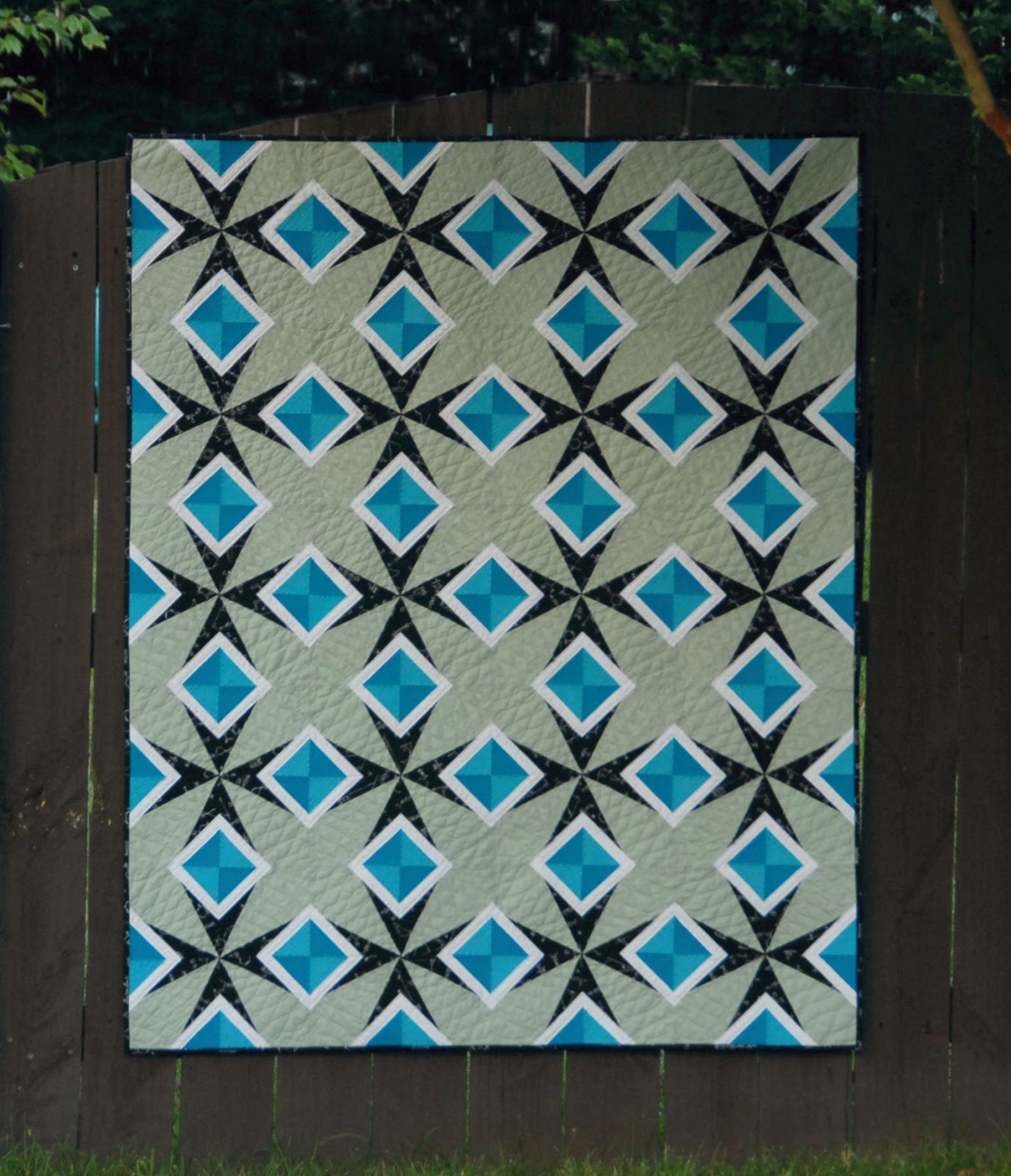 Meadow Mist Designs Diamonds in the Sky a quilt for Modern Quilts