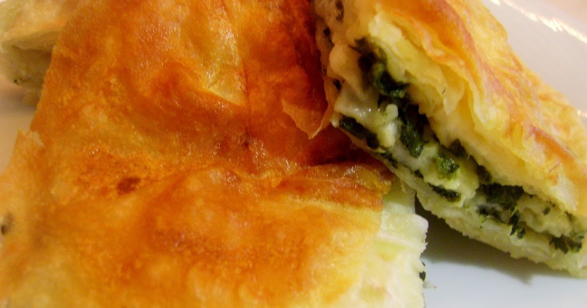 yeliz�in lezzetleri ISPANAKLI KAŞARLI TEPSİ BÖREĞİ