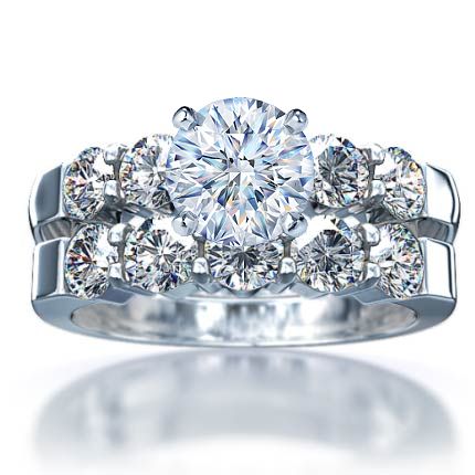 diamond wedding ring sets