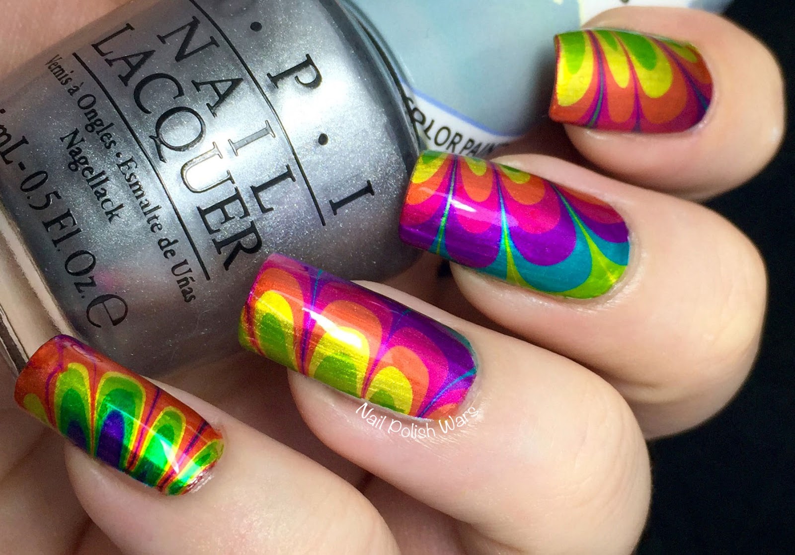 Water Marble Nail Polish Color Combinations - wide 9