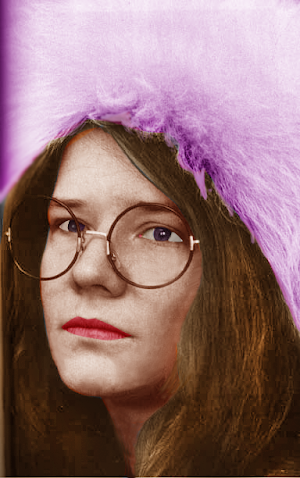 Janis Joplin, Colorized by Photoshop