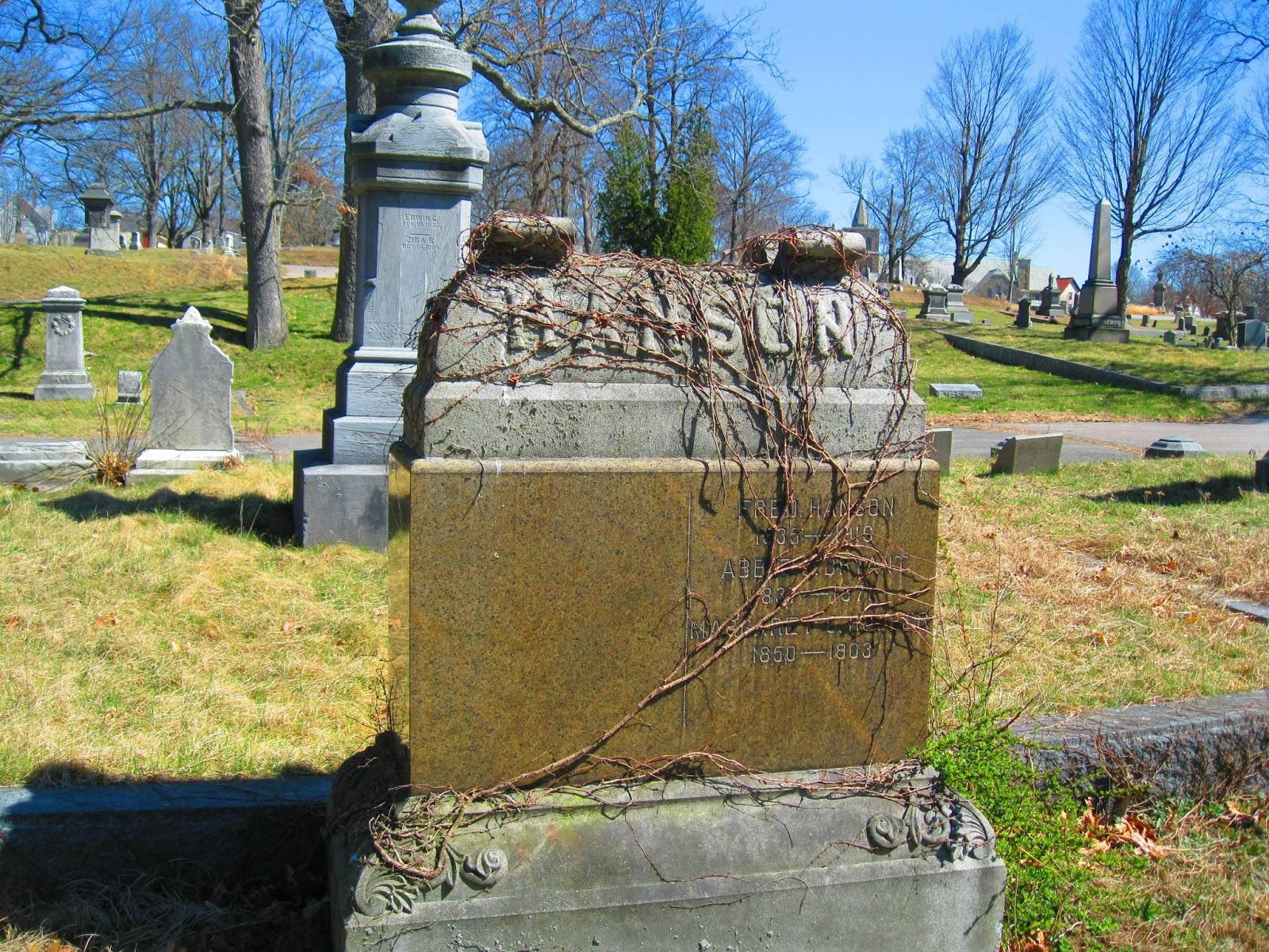 Union Cemetery Brockton Ma. West in New England