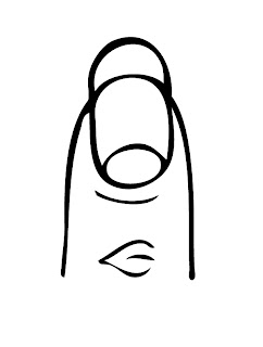 finger nails Colouring Pages