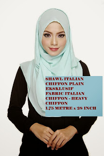 aziracollections: SHAWL ITALIAN CHIFFON PLAIN EKSKLUSIF