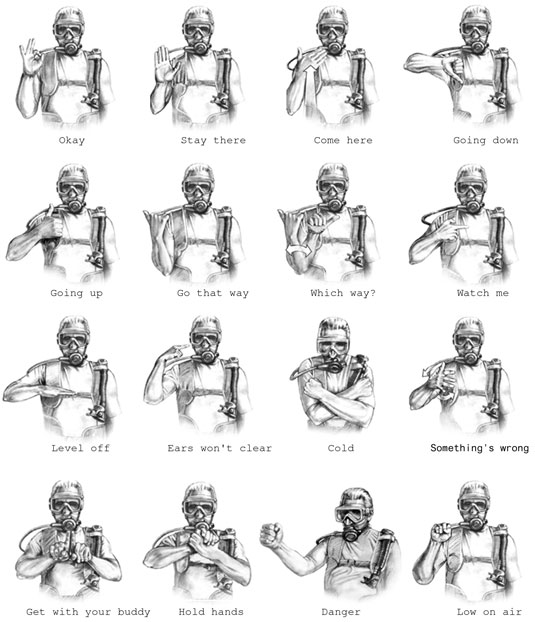 Scuba Diving Hand Signals Learning to Scuba Dive Scuba Diving Vacations