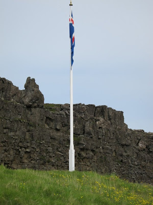 Thingvellir flagpole, Iceland