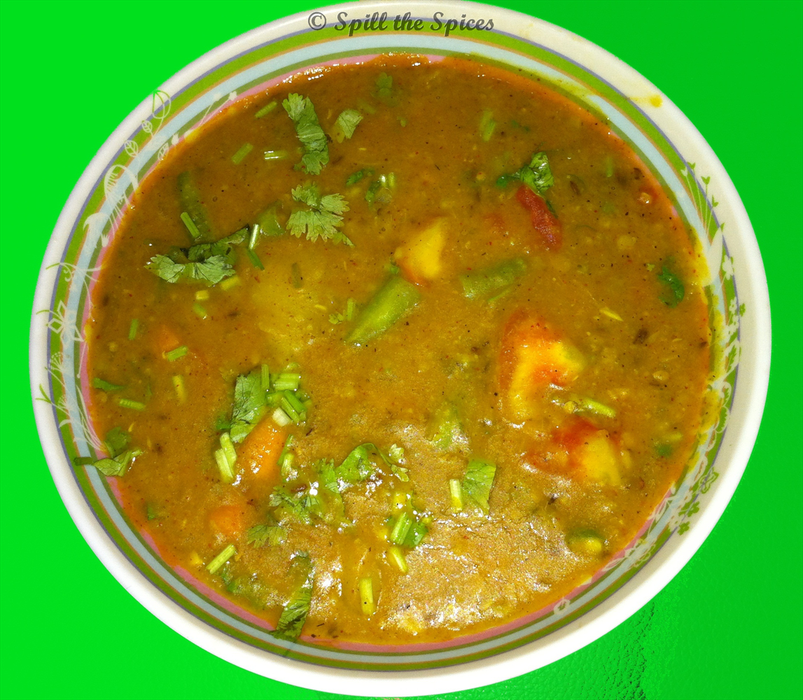 Masala Vegetable Dal Spill the Spices