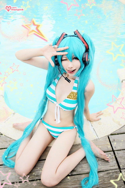 CosRain.Com Mon＇s COSPLAY - Miku Hatsune  