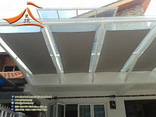 A #tensile #membrane type #shade at #Hartamas #Bungalow #House  For more information you may call / Whatsapp / SMS to 0169749366 (Mr. Prem)